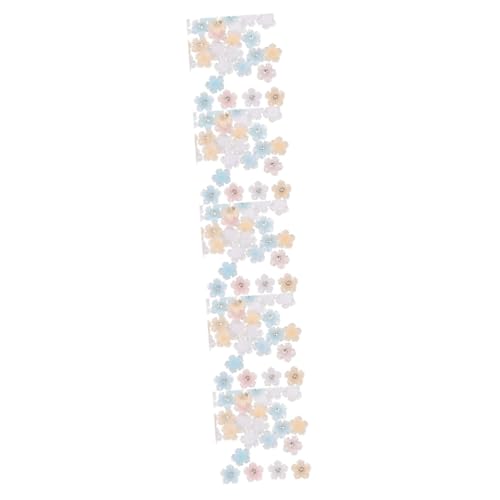 DEARMAMY 5 Stück 2 Eistransparente Harz Punktbohrer Dekoration Nagelzubehör Nagelkunstbedarf Nagelkunst Charms Maniküre Charms Strass Ästhetisches Buntes Nagelkunst DIY von DEARMAMY