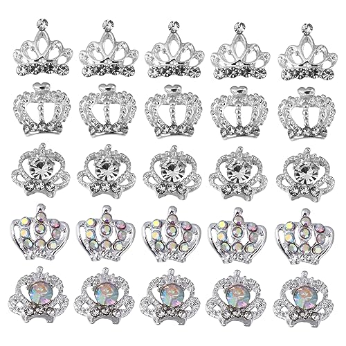 DEARMAMY 50 Stück Bohrer Für Nagelsticker Anhänger Für Nägel Nagel Charms Krone Reiz Hochzeit Nieten Nagelkunst-anhänger Nailart-strasssteine 3d-maniküre-anhänger Legierung DEARMAMY 50 Stück Bohrer Für Nagelsticker Anhänger Für Nägel Nagel Charms Krone Reiz Hochzeit Nieten Nagelkunst-anhänger Nailart-strasssteine 3d-maniküre-anhänger Legierung von DEARMAMY