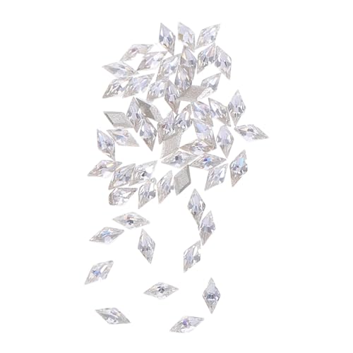 DEARMAMY 50 Stück Glitzernde Nagelverzierungen mit Flacher Rückseite für Präzise Anwendungen und Einfache Handhabung DEARMAMY 50 Stück Glitzernde Nagelverzierungen mit Flacher Rückseite für Präzise Anwendungen und Einfache Handhabung von DEARMAMY