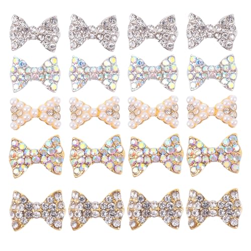 DEARMAMY 50 Stück Nail-Art-Zubehör Nagelperlen Reiz Nailart Nieten Strass Kristalle Bogen Kunst Bögen Metallnagelzauber professionelle Nagelversorgung Schmetterlinge Nagel Charms DEARMAMY 50 Stück Nail-Art-Zubehör Nagelperlen Reiz Nailart Nieten Strass Kristalle Bogen Kunst Bögen Metallnagelzauber professionelle Nagelversorgung Schmetterlinge Nagel Charms von DEARMAMY
