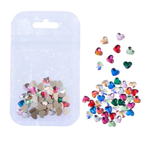 DEARMAMY 50Stücke Herzform Charms DIY Nagelaufkleber für Maniküre für Salon und Heimgebrauch Vielseitig für Dekoration von Nägeln Kleidung und Mehr DEARMAMY 50Stücke Herzform Charms DIY Nagelaufkleber für Maniküre für Salon und Heimgebrauch Vielseitig für Dekoration von Nägeln Kleidung und Mehr von DEARMAMY