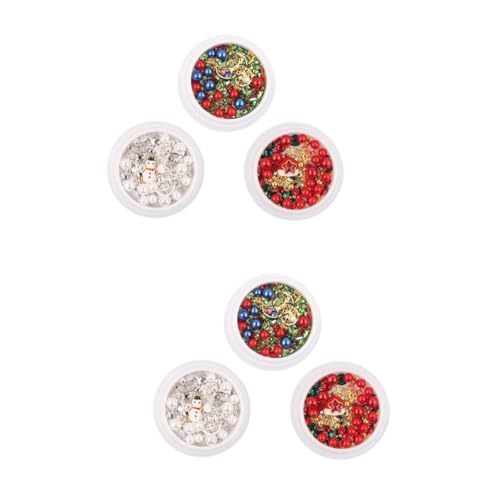 DEARMAMY 6 Boxen Weihnachts Nail Sticker mit Schneeflocken Design Selbstklebend Festliche Maniküre Dekoration für DIY Nail Art Geeignet für Party und Feiertage DEARMAMY 6 Boxen Weihnachts Nail Sticker mit Schneeflocken Design Selbstklebend Festliche Maniküre Dekoration für DIY Nail Art Geeignet für Party und Feiertage von DEARMAMY
