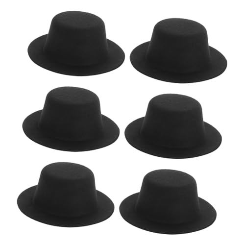 DEARMAMY 6 Stück Mini-simulations-Strohhut Mini-weihnachtsschmuck Schwarze Kappe Haustier Puppenhüte Entzückende Minihüte Mini-hüte Kleine Hüte Mini-zauberhüte Gefühlt Black DEARMAMY 6 Stück Mini-simulations-Strohhut Mini-weihnachtsschmuck Schwarze Kappe Haustier Puppenhüte Entzückende Minihüte Mini-hüte Kleine Hüte Mini-zauberhüte Gefühlt Black von DEARMAMY