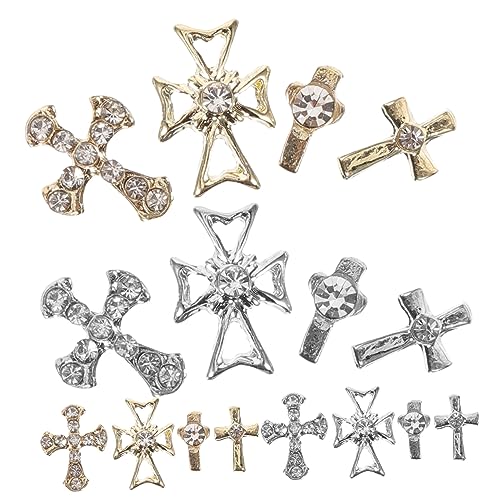DEARMAMY 80 Stück Kreuzschmuck Aus Legierung Kreuz Nagelperlen Nagel Charms Kreuz Maniküre Charms Für Nägel Nagelkreuz Nagel Charms Nageldekor Goldene Nagel Edelsteine Kreuz DEARMAMY 80 Stück Kreuzschmuck Aus Legierung Kreuz Nagelperlen Nagel Charms Kreuz Maniküre Charms Für Nägel Nagelkreuz Nagel Charms Nageldekor Goldene Nagel Edelsteine Kreuz von DEARMAMY