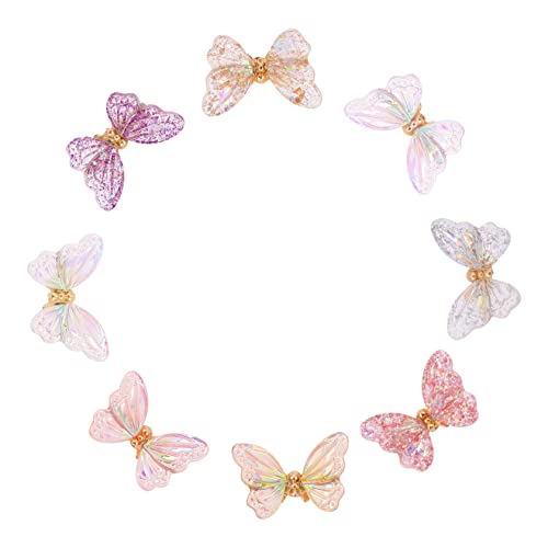 DEARMAMY 8Stücke Schmetterlinge Nagelverzierungen Nail Art Charm für Maniküre Dekoration für Feste Partys und Spezielle Anlässe DEARMAMY 8Stücke Schmetterlinge Nagelverzierungen Nail Art Charm für Maniküre Dekoration für Feste Partys und Spezielle Anlässe von DEARMAMY