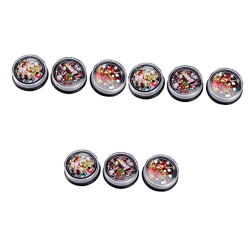 DEARMAMY 9 Sätze Weihnachts-Nagel-Kunst-Ornamente Weihnachten farbig Weihnachtsnagel Weihnachts-Nagel- Zubehör Nägel Nail-Art- Dekoration DEARMAMY 9 Sätze Weihnachts-Nagel-Kunst-Ornamente Weihnachten farbig Weihnachtsnagel Weihnachts-Nagel- Zubehör Nägel Nail-Art- Dekoration von DEARMAMY