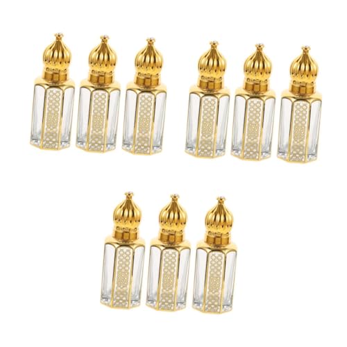 DEARMAMY 9 Stück Ätherische Rollflaschen aus Dickem UV Schutzglas Nachfüllbare Parfumroller für Aromatherapie und Reise Auslaufsichere Duftöl Flaschen DEARMAMY 9 Stück Ätherische Rollflaschen aus Dickem UV Schutzglas Nachfüllbare Parfumroller für Aromatherapie und Reise Auslaufsichere Duftöl Flaschen von DEARMAMY
