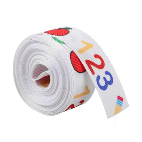 DEARMAMY Back To School Geschenkband Yards Ripsband für Geschenkverpackung DIY Schulanfang Deko Lehrer Wertschätzung Bastelband Kindergarten Zubehör DEARMAMY Back To School Geschenkband Yards Ripsband für Geschenkverpackung DIY Schulanfang Deko Lehrer Wertschätzung Bastelband Kindergarten Zubehör von DEARMAMY