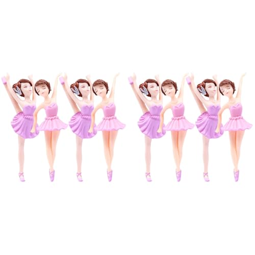 DEARMAMY Ballett-Figuren für Mädchen, Balletttänzerin, Dekoration für Auto, Cupcake-Topper, Autozubehör, Schlüsselhalter für Auto, Fisch, Aquarium, Zubehör, PVC, 8 Stück DEARMAMY Ballett-Figuren für Mädchen, Balletttänzerin, Dekoration für Auto, Cupcake-Topper, Autozubehör, Schlüsselhalter für Auto, Fisch, Aquarium, Zubehör, PVC, 8 Stück von DEARMAMY