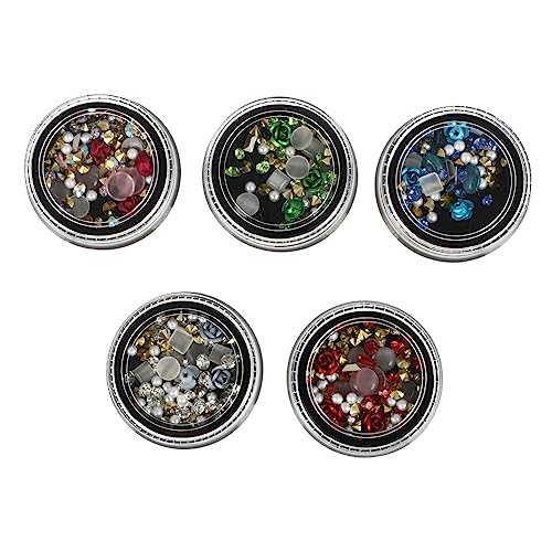 DEARMAMY Boxen Blüten Nagelkunst Dekoration Ornamente für DIY Nageldesign Nail Charms Verschiedenen Designs für Nagelstudio und Heimgebrauch DEARMAMY Boxen Blüten Nagelkunst Dekoration Ornamente für DIY Nageldesign Nail Charms Verschiedenen Designs für Nagelstudio und Heimgebrauch von DEARMAMY