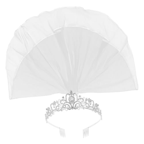 DEARMAMY Einzigartiges Design Damen Krone Hochzeit Mit Strass Stirnband Für Abschlussball Bankett Party von DEARMAMY