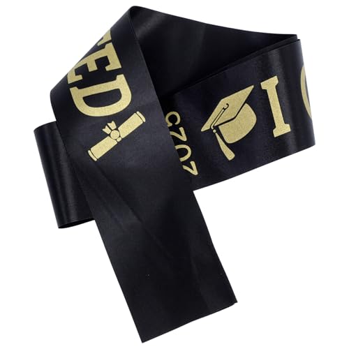 DEARMAMY Graduation Sash -Klasse Von 2025 Sash Senior Graduierte Sash Für Abschlussfeier Kleidungsbevorzugungen Fotoversorgungen von DEARMAMY