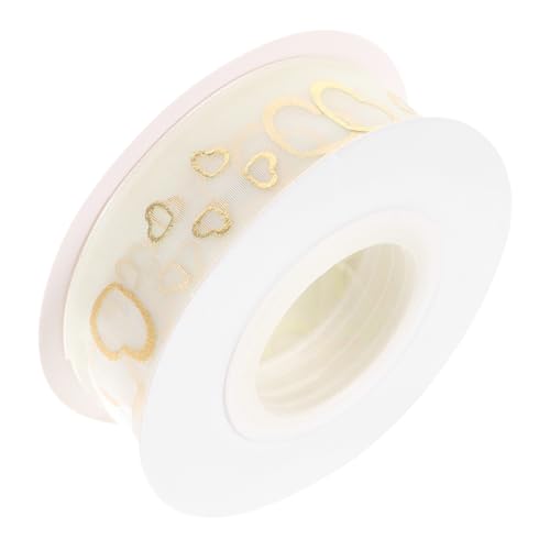 DEARMAMY Hochwertiges Seidenband Waschbares Schnittbares Geschenkband mit Zartem Herzmuster Dekoratives DIY Satinband für Geschenkverpackung Party Feier Basteln DEARMAMY Hochwertiges Seidenband Waschbares Schnittbares Geschenkband mit Zartem Herzmuster Dekoratives DIY Satinband für Geschenkverpackung Party Feier Basteln von DEARMAMY