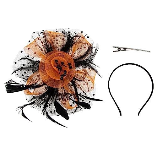 DEARMAMY Hochzeits Haarband aus Netzstoff Party Accessoire für Damen Vielseitig Einsetzbar für Feiern Hochzeiten und Halloween Tragbare Haardekoration DEARMAMY Hochzeits Haarband aus Netzstoff Party Accessoire für Damen Vielseitig Einsetzbar für Feiern Hochzeiten und Halloween Tragbare Haardekoration von DEARMAMY
