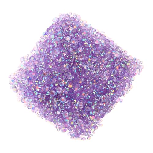 DEARMAMY Jelly Resin Flatback Rhinestones Mixed Nail Art DIY Accessoires für Präzise Nagelgestaltung und Bastelprojekte Stabile Flache Schmucksteine aus Harz von DEARMAMY