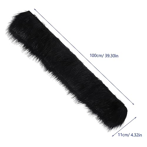 DEARMAMY Kunstfell Deko Band Schwarz Flauschiger Faux Fur Streifen zum Verzieren von Kleidung Schuhen Taschen und Heimaccessoires Wärmeisolierend für DIY Kostüme und Partydekoration DEARMAMY Kunstfell Deko Band Schwarz Flauschiger Faux Fur Streifen zum Verzieren von Kleidung Schuhen Taschen und Heimaccessoires Wärmeisolierend für DIY Kostüme und Partydekoration von DEARMAMY