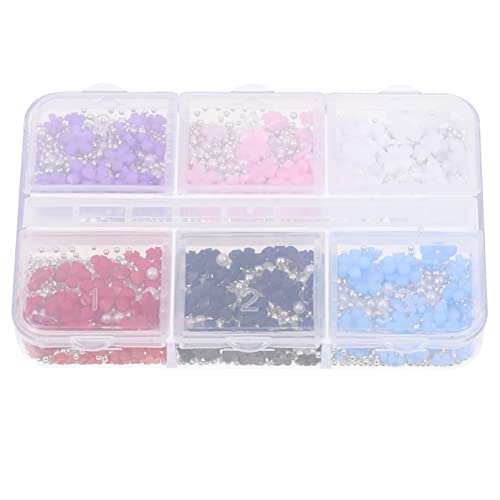 DEARMAMY Nagelkunst Dekoration Fächer Box Mit Blüten Charms Für Nageldesigns Maniküre Feiertage Und Besondere Anlässe DEARMAMY Nagelkunst Dekoration Fächer Box Mit Blüten Charms Für Nageldesigns Maniküre Feiertage Und Besondere Anlässe von DEARMAMY