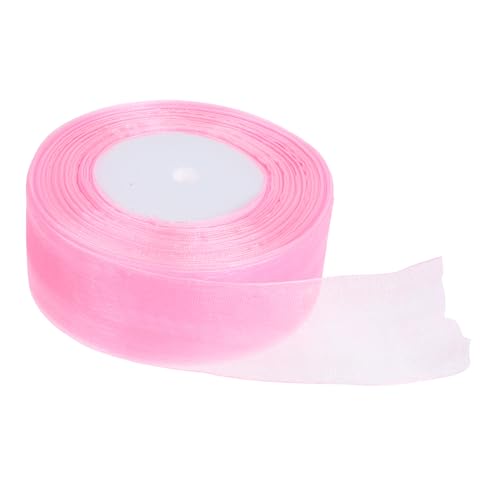 DEARMAMY Netzband blumensträuße geburtstagsdekoration Dekorationsband Schleifenband geschenkband Organza-Chiffonband dickes schwarzes Band schwarzes transparentes Band schwarzer Tüll Rosa DEARMAMY Netzband blumensträuße geburtstagsdekoration Dekorationsband Schleifenband geschenkband Organza-Chiffonband dickes schwarzes Band schwarzes transparentes Band schwarzer Tüll Rosa von DEARMAMY
