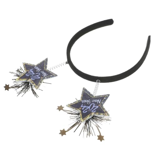 DEARMAMY Neujahrs Haarreif mit Sternen Festlicher Kopfschmuck für Neujahrspartys Dekorativ und Praktisch für Gruppenfotos und Feierlichkeiten DEARMAMY Neujahrs Haarreif mit Sternen Festlicher Kopfschmuck für Neujahrspartys Dekorativ und Praktisch für Gruppenfotos und Feierlichkeiten von DEARMAMY