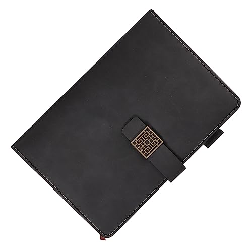 DEARMAMY Notizbuch Dickes Notizbuch für Studenten Büro und Konferenzen Vintage Design mit Strapazierfähigem Einband für Persönliche Notizen und Wichtige Gedanken mit Fenster Design von DEARMAMY