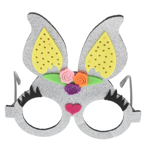 DEARMAMY Osterhasenbrille Zubehör Für Die Osterparty Zubehör Für Osterkostüme Stellen Sie Sich Vor, Kaninchenmasken Zu Gastgeschenke Für Ostern Partyhasenohren Silver Flanell DEARMAMY Osterhasenbrille Zubehör Für Die Osterparty Zubehör Für Osterkostüme Stellen Sie Sich Vor, Kaninchenmasken Zu Gastgeschenke Für Ostern Partyhasenohren Silver Flanell von DEARMAMY