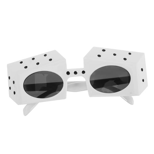 DEARMAMY Partywürfelbrille Frauen Einzigartige Brille Stylische Damen Requisiten Für Fotokabinen Mit Brille Partybrille Brille Im Einzigartigen Stil Plastik Weiß DEARMAMY Partywürfelbrille Frauen Einzigartige Brille Stylische Damen Requisiten Für Fotokabinen Mit Brille Partybrille Brille Im Einzigartigen Stil Plastik Weiß von DEARMAMY