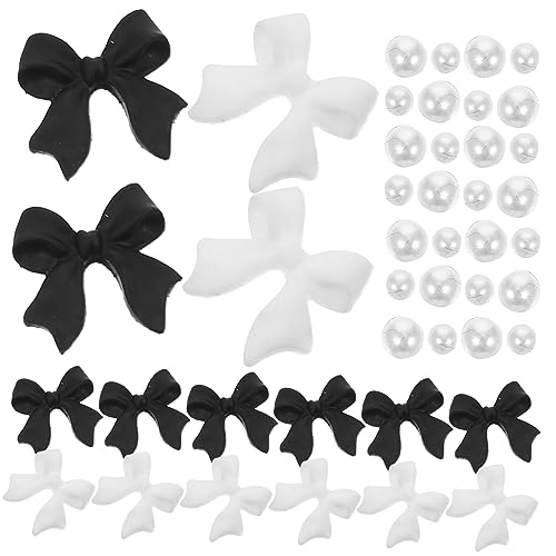 DEARMAMY Perlen Schleifen Charms für DIY Maniküre Nageldekorationen mit Halbperlen für Nageldesigns und Besondere Anlässe DEARMAMY Perlen Schleifen Charms für DIY Maniküre Nageldekorationen mit Halbperlen für Nageldesigns und Besondere Anlässe von DEARMAMY