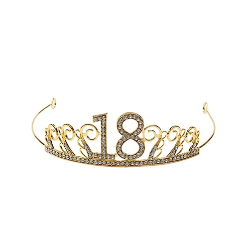 DEARMAMY Rhinestone Krone für Geburtstagskuchen Nummern Tortendekoration Goldenes Headdress für Hochzeiten und Feiern Einzigartige Kuchenverzierung Stilvolles Partyzubehör DEARMAMY Rhinestone Krone für Geburtstagskuchen Nummern Tortendekoration Goldenes Headdress für Hochzeiten und Feiern Einzigartige Kuchenverzierung Stilvolles Partyzubehör von DEARMAMY