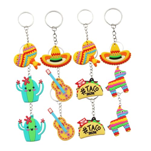 DEARMAMY Schlüsselanhänger mit Cartoon-elementen Fiesta-party- Tasche Schlüsselanhänger Festival-schlüsselring DEARMAMY Schlüsselanhänger mit Cartoon-elementen Fiesta-party- Tasche Schlüsselanhänger Festival-schlüsselring von DEARMAMY