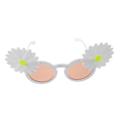 DEARMAMY Sonnenbrille Gefälligkeiten Neuartige Beinbrille Brille Funky Gläser Favorisieren Partybrille Rave Lustig Strand Neon-party Jugend Partygeschenke Für Kleinkinder Abs Weiß von DEARMAMY