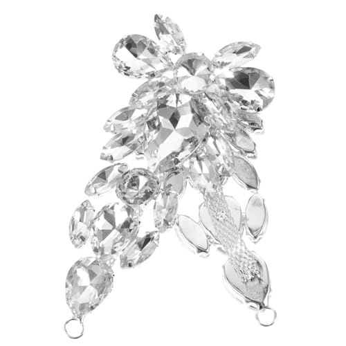 DEARMAMY Strass Applikation Tropfenform Braut Gürtel Dekoration DIY Patches für Hochzeitskleid Schuhe Headpiece Hochzeit Zubehör Weiß DEARMAMY Strass Applikation Tropfenform Braut Gürtel Dekoration DIY Patches für Hochzeitskleid Schuhe Headpiece Hochzeit Zubehör Weiß von DEARMAMY