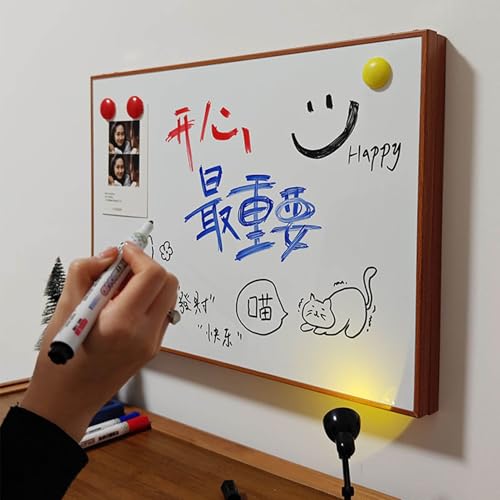 Abdeckung für Schalttafeln, magnetische Tafel, Abdeckung für Stromzählerkästen, Sicherung mit Radiergummi + Stifttasten, Leistungsschalter für Notizen/Kritzeleien (weiß, B x H 90 x von DECAKE