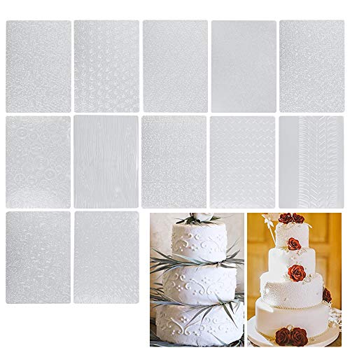 DECARETA 12 PCS Plastikkuchen Schablone Gebäck Schablone 25 * 17,5 cm Kuchen Schablone Kuchen Dekorieren Schablone Spitze Kuchen Plätzchen Schablone Gebäck Spitze Form für Geburtstag Hochzeit DECARETA 12 PCS Plastikkuchen Schablone Gebäck Schablone 25 * 17,5 cm Kuchen Schablone Kuchen Dekorieren Schablone Spitze Kuchen Plätzchen Schablone Gebäck Spitze Form für Geburtstag Hochzeit von DECARETA