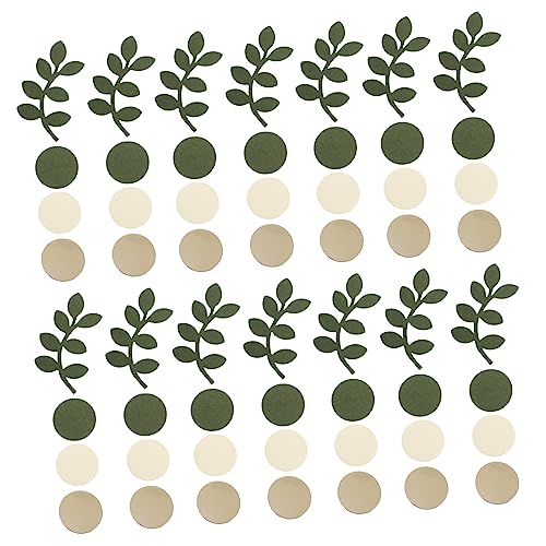 DECHOUS 1 Packung Blätter Rund Konfetti Junggesellinnenabschied Liefert Körbe Golddekoration Quaste Party-tischständer Hochzeitsgeschenke Für Gäste Dekorationen Teller Braut Papier Green DECHOUS 1 Packung Blätter Rund Konfetti Junggesellinnenabschied Liefert Körbe Golddekoration Quaste Party-tischständer Hochzeitsgeschenke Für Gäste Dekorationen Teller Braut Papier Green von DECHOUS