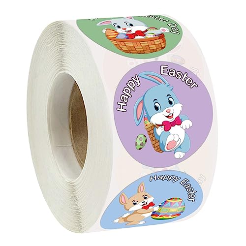DECHOUS 1 Rolle 500 Stück Osteraufkleber Dekoration Party Karikatur Tiere Kind aus Sticker Ostern Aufkleber Ostern runde Siegelaufkleber Aufkleber für Ostertüten Kupferplattenaufkleber DECHOUS 1 Rolle 500 Stück Osteraufkleber Dekoration Party Karikatur Tiere Kind aus Sticker Ostern Aufkleber Ostern runde Siegelaufkleber Aufkleber für Ostertüten Kupferplattenaufkleber von DECHOUS