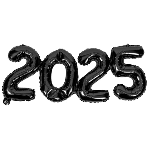 DECHOUS 1 Satz 2025 Ballon 2025 luftballons Partydekoration Festliche Ballons große ballons Budget Partyballon Partygeschenke für das neue Jahr Neujahrsballon für 2025 Aluminiumfolie Black DECHOUS 1 Satz 2025 Ballon 2025 luftballons Partydekoration Festliche Ballons große ballons Budget Partyballon Partygeschenke für das neue Jahr Neujahrsballon für 2025 Aluminiumfolie Black von DECHOUS