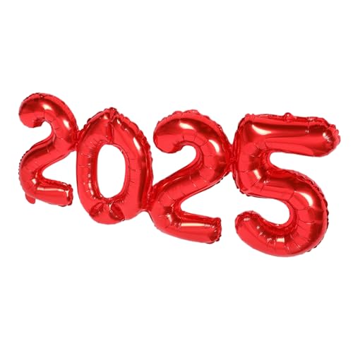 DECHOUS Silvester- 2025 Aluminiumfolienballons Festliche Partyballons Für Dekorative Einrichtung DECHOUS Silvester- 2025 Aluminiumfolienballons Festliche Partyballons Für Dekorative Einrichtung von DECHOUS