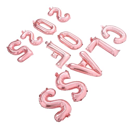 DECHOUS 1 Satz Abschlussballon Absolventenballons Anzugballons Folienballons Partyzubehör Ballons Zahlenballons Kursballons Abschluss Wanddekorationen Aluminiumfolie Roségold DECHOUS 1 Satz Abschlussballon Absolventenballons Anzugballons Folienballons Partyzubehör Ballons Zahlenballons Kursballons Abschluss Wanddekorationen Aluminiumfolie Roségold von DECHOUS