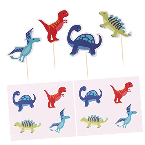 DECHOUS 1 Satz Dinosaurier Kuchenflaggen Schwanenhals Fuzzy Pour Rentier Notizbuch Kits Fülldiffusor Hut Strass Stoffaufnäher Kuchendekoration Chenille Dekoration 36 Stück DECHOUS 1 Satz Dinosaurier Kuchenflaggen Schwanenhals Fuzzy Pour Rentier Notizbuch Kits Fülldiffusor Hut Strass Stoffaufnäher Kuchendekoration Chenille Dekoration 36 Stück von DECHOUS