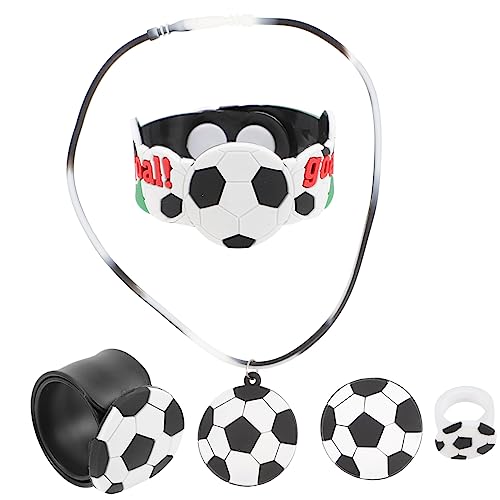 DECHOUS 1 Satz Fußball-Party- sportlich Halskette für Jungs kindergeburtstags mitgebsel fußball geschenkideen einhandzwinge DIY Slap-Armband klingeln DIY-Ring PVC DECHOUS 1 Satz Fußball-Party- sportlich Halskette für Jungs kindergeburtstags mitgebsel fußball geschenkideen einhandzwinge DIY Slap-Armband klingeln DIY-Ring PVC von DECHOUS