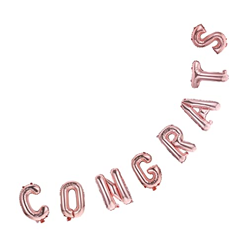 DECHOUS 1 Satz Glückwunsch Ballon Grad Ballons Ballonbogen-Kit Helium buchstaben ballons celebrations Dekorationen für Abschlussfeiern exquisite Abschlussballons Aluminiumfolie Rose Gold DECHOUS 1 Satz Glückwunsch Ballon Grad Ballons Ballonbogen-Kit Helium buchstaben ballons celebrations Dekorationen für Abschlussfeiern exquisite Abschlussballons Aluminiumfolie Rose Gold von DECHOUS