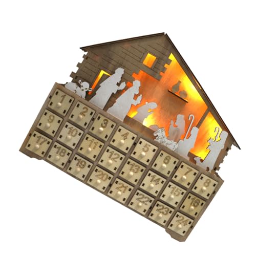 DECHOUS 1 Stück Kalender Aus Holz Weihnachts-schneekugel-laterne Weihnachtslaternen Zahlenverzierungen Krippenkulisse Krippen Adventskalender Weihnachtlicher Adventskalender Hölzern DECHOUS 1 Stück Kalender Aus Holz Weihnachts-schneekugel-laterne Weihnachtslaternen Zahlenverzierungen Krippenkulisse Krippen Adventskalender Weihnachtlicher Adventskalender Hölzern von DECHOUS