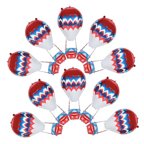 DECHOUS 10 Stücke Heißluftballons Aluminiumfolie Ballons Party Dekorative Ballons Aluminium Heißluftfolie Ballons für Feier DECHOUS 10 Stücke Heißluftballons Aluminiumfolie Ballons Party Dekorative Ballons Aluminium Heißluftfolie Ballons für Feier von DECHOUS