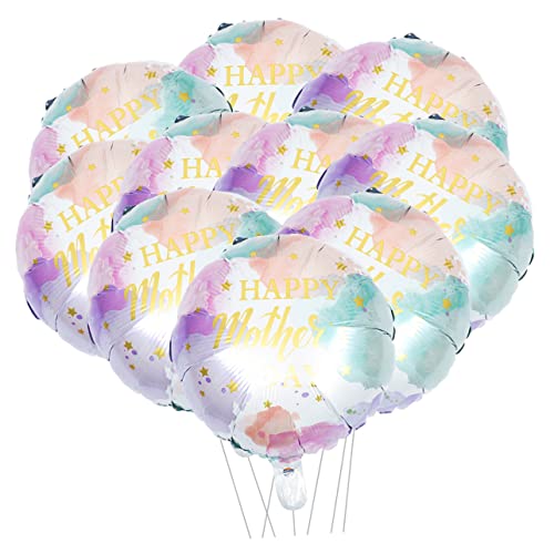 DECHOUS 10 Stück Luftballons zum Muttertag bodendeko heart balloons mothersday present muttertagsgeschenl party sachen Dekorationen für runder Folienballon großer runder Ballon Aluminiumfolie DECHOUS 10 Stück Luftballons zum Muttertag bodendeko heart balloons mothersday present muttertagsgeschenl party sachen Dekorationen für runder Folienballon großer runder Ballon Aluminiumfolie von DECHOUS