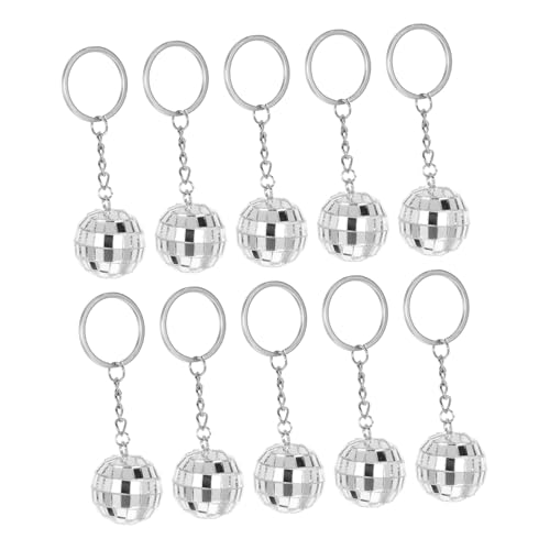 DECHOUS Disco Ball Schlüsselanhänger Glänzende Spiegelkugel Anhänger Für Taschen Dekorative Weihnachtsbaum Schmuckstücke Party Für DJ Club Und Feiern 3CM DECHOUS Disco Ball Schlüsselanhänger Glänzende Spiegelkugel Anhänger Für Taschen Dekorative Weihnachtsbaum Schmuckstücke Party Für DJ Club Und Feiern 3CM von DECHOUS