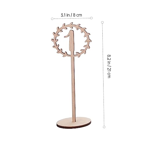 DECHOUS 10 Stück Teiliges Holz Tischnummern Hochzeit Dekorative aus Langlebigem Holz Stabiler Standfuß Vielseitig für Party DIY Eventdekoration Einfache Sitzplatzmarkierung DECHOUS 10 Stück Teiliges Holz Tischnummern Hochzeit Dekorative aus Langlebigem Holz Stabiler Standfuß Vielseitig für Party DIY Eventdekoration Einfache Sitzplatzmarkierung von DECHOUS