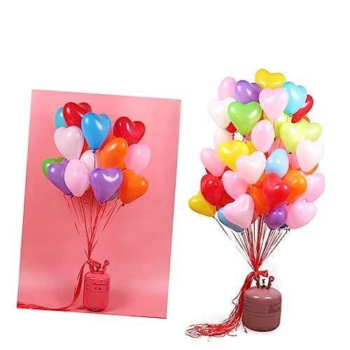 DECHOUS Herzförmige Dekorative Partyballons 100-teiliges Latexballon-set Luft- Oder Heliumballons Geburtstag Hochzeit Heimdekoration Karneval Babyparty DECHOUS Herzförmige Dekorative Partyballons 100-teiliges Latexballon-set Luft- Oder Heliumballons Geburtstag Hochzeit Heimdekoration Karneval Babyparty von DECHOUS