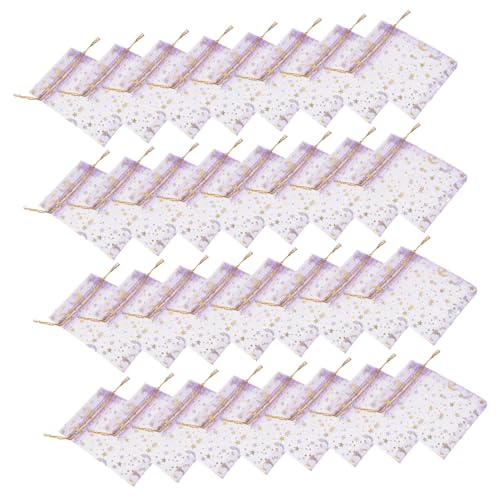 DECHOUS 100St Organzabeutel mit Kordelzug Boxen mit Deckel Mesh-Taschen große Tasche Netz geschenktüten kleinigkeiten Schmuckbeutel Süßigkeitenbeutel mit Kordelzug Stoff Violett DECHOUS 100St Organzabeutel mit Kordelzug Boxen mit Deckel Mesh-Taschen große Tasche Netz geschenktüten kleinigkeiten Schmuckbeutel Süßigkeitenbeutel mit Kordelzug Stoff Violett von DECHOUS