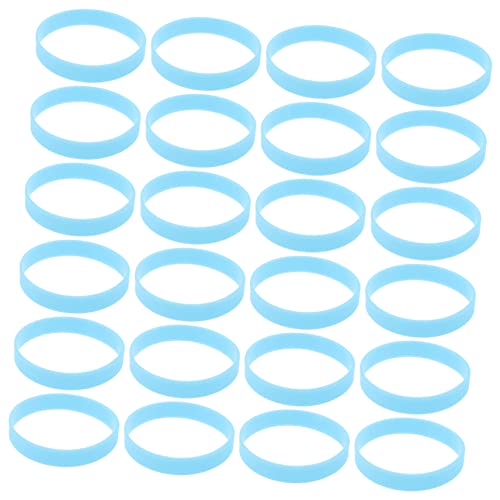 DECHOUS 100Stücke Leuchtende Silikon Armbänder Für Kinderpartys Nachtlauf Und Identifikation Fluoreszierende Armbänder in Leuchtendem Für Veranstaltungen von DECHOUS