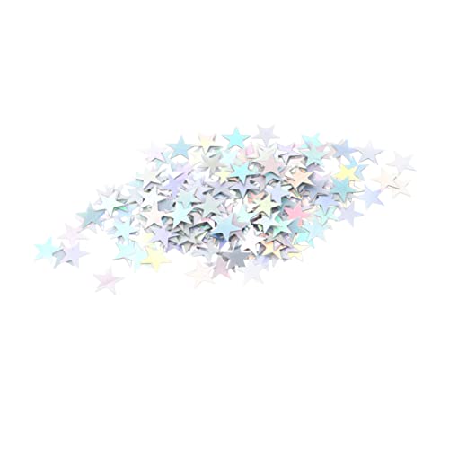DECHOUS Pentagramm Konfetti 2000 Stück Set 10mm Silber Tisch Streu Geburtstag Hochzeit DECHOUS Pentagramm Konfetti 2000 Stück Set 10mm Silber Tisch Streu Geburtstag Hochzeit von DECHOUS